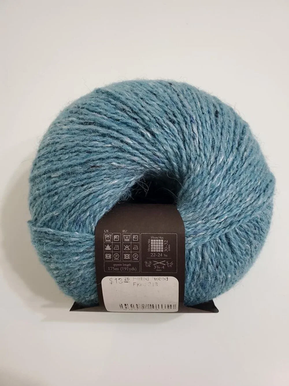 Rowan Felted Tweed Yarn Fjord Blue Wool Alpaca Viscose 50g 175m Italy